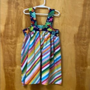 Handmade tropical print sundress
